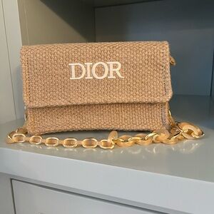 DIOR Raffia Shoulder Bag GWP